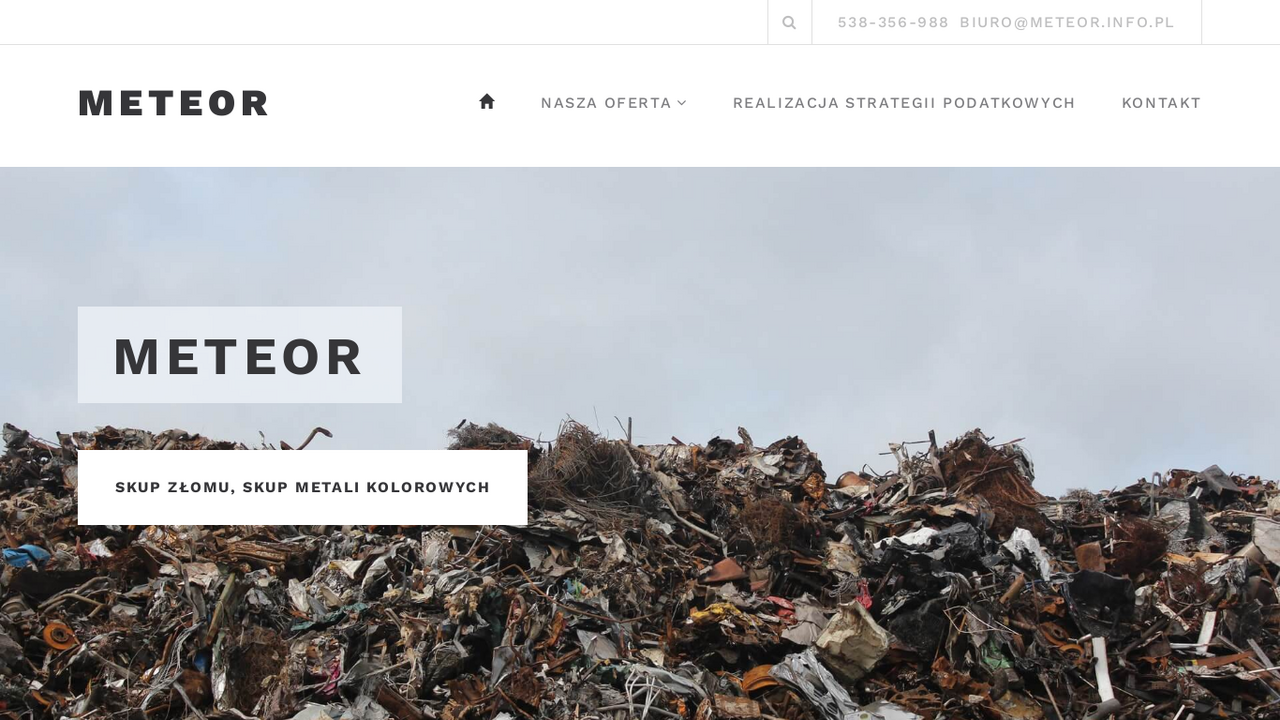 METEOR - Skup złomu