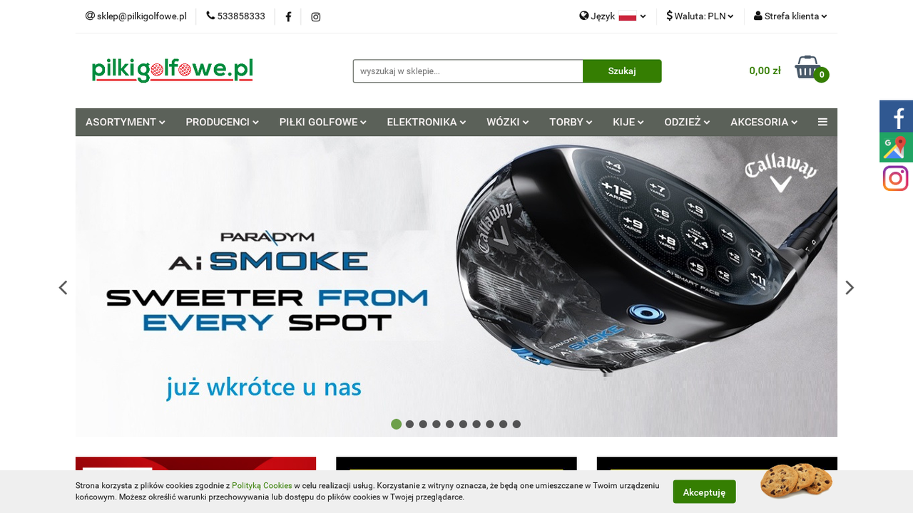 Sklep golfowy PiłkiGolfowe.pl