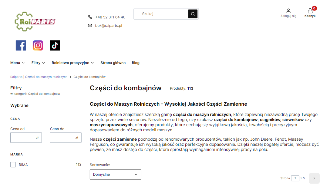 Części do kombajnów - jak ograniczyć koszty eksploatacji maszyny bez rezygnowania z jakości?