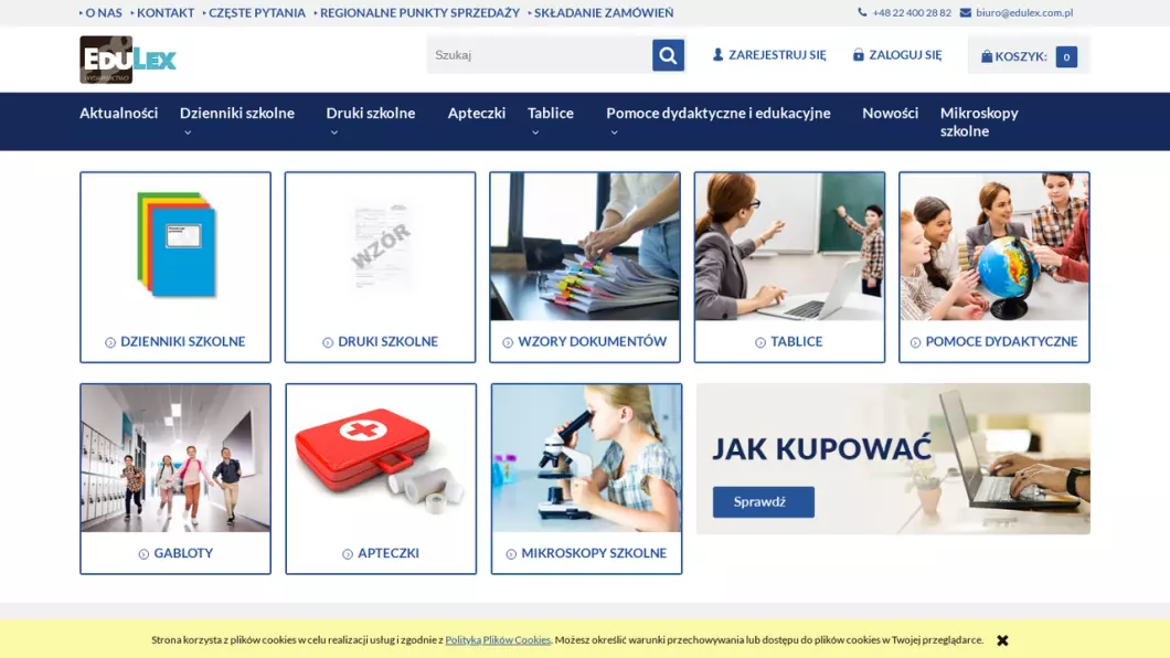 Druki, dokumentacje szkolne | Wydawnictwo internetowe Edulex