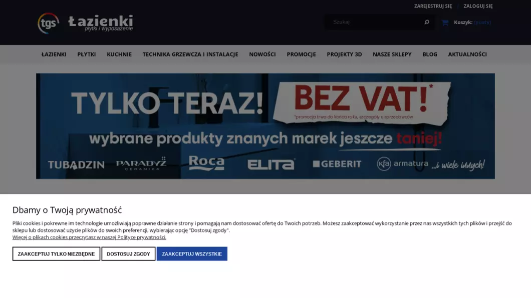 Salon łazienek i płytek TGS Śląśk
