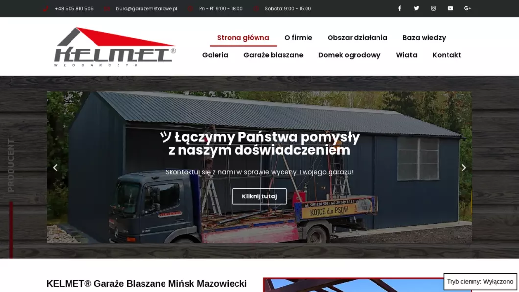 Kelmet Garaże Blaszane