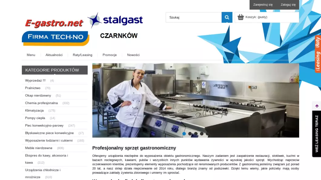 Sklep gastronomiczny E-gastro.net